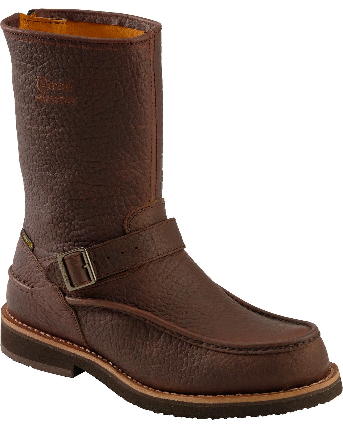 chippewa boots pull on