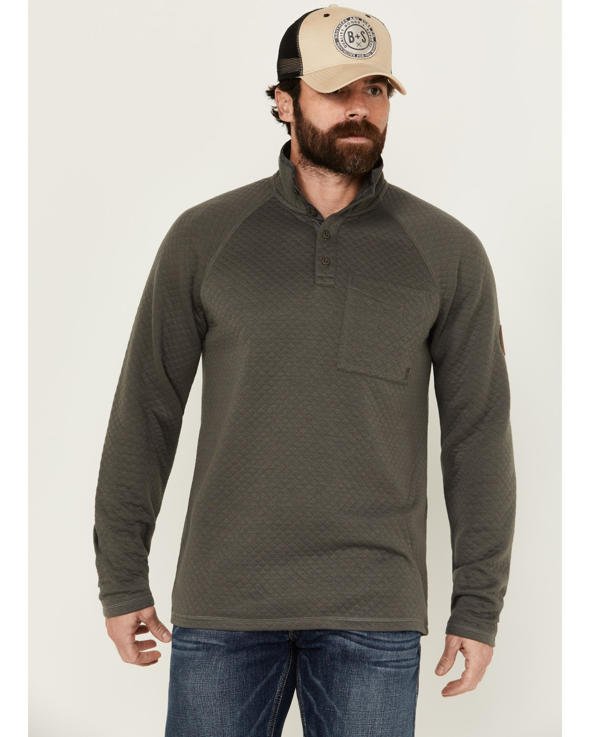 Brothers and Sons Men's Uinta Quilted Pullover