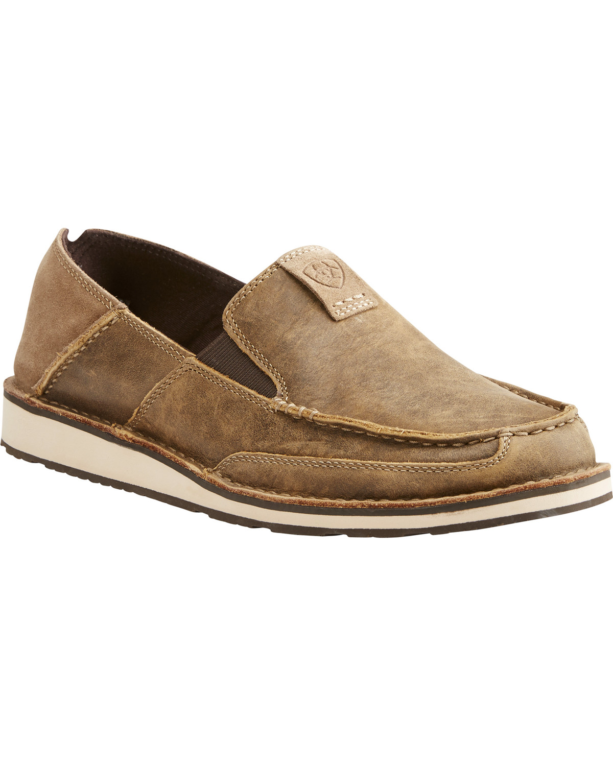 Ariat Men S Brown Cruiser Bomber Slip On Shoes Boot Barn