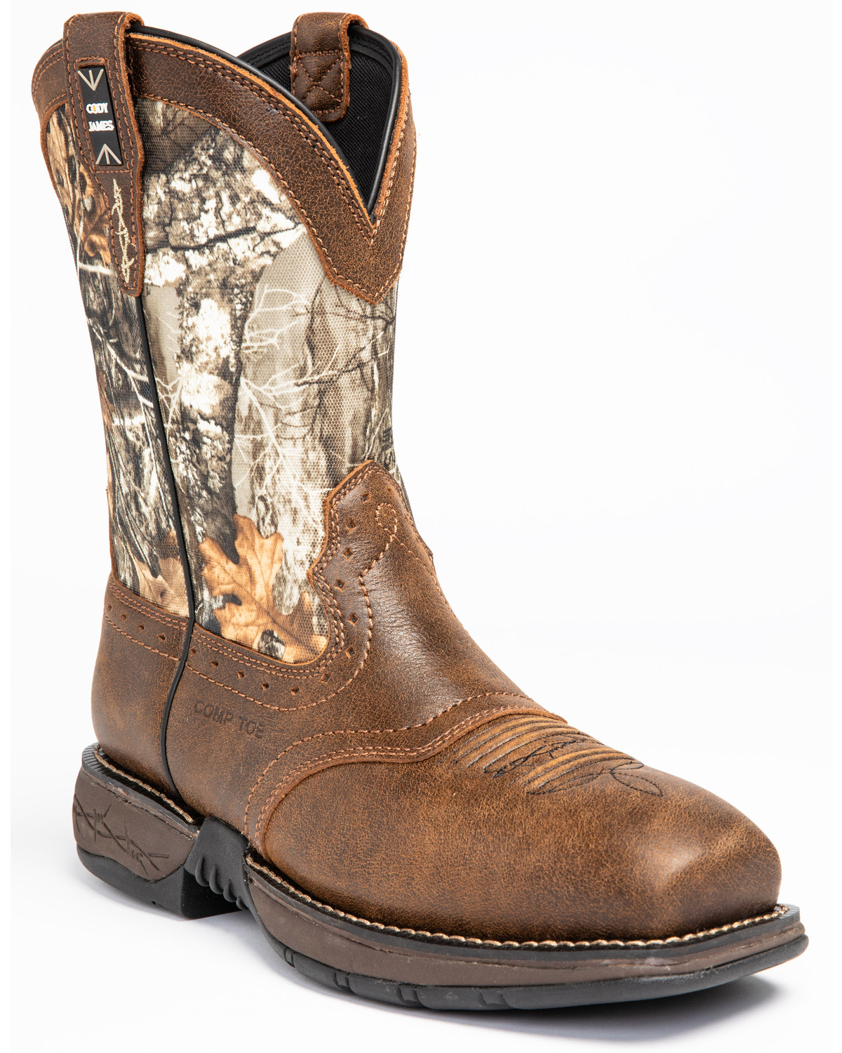 cody james steel toe work boots