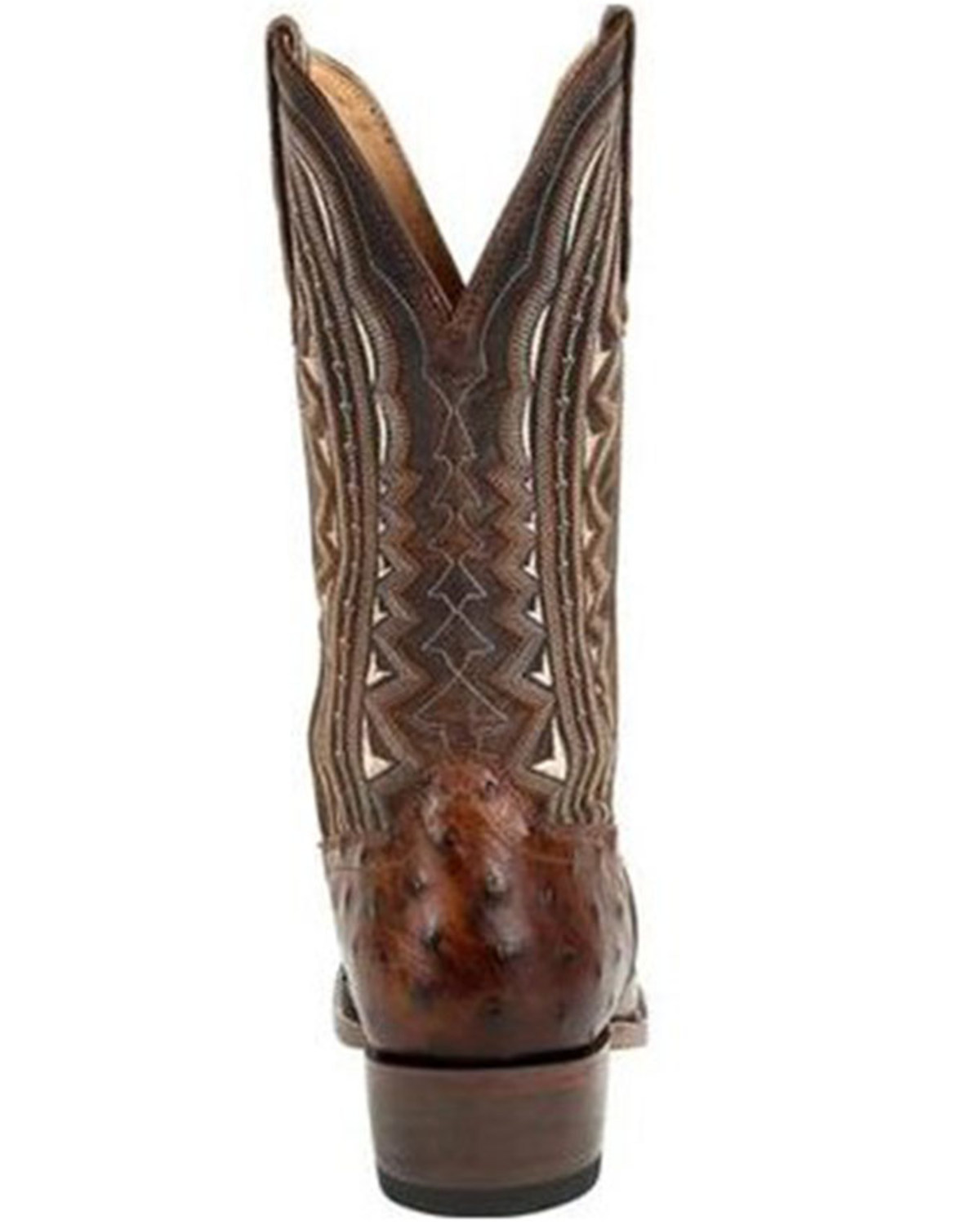 Durango Men's Exotic Full-Quill Ostrich Western Boots - Round Toe