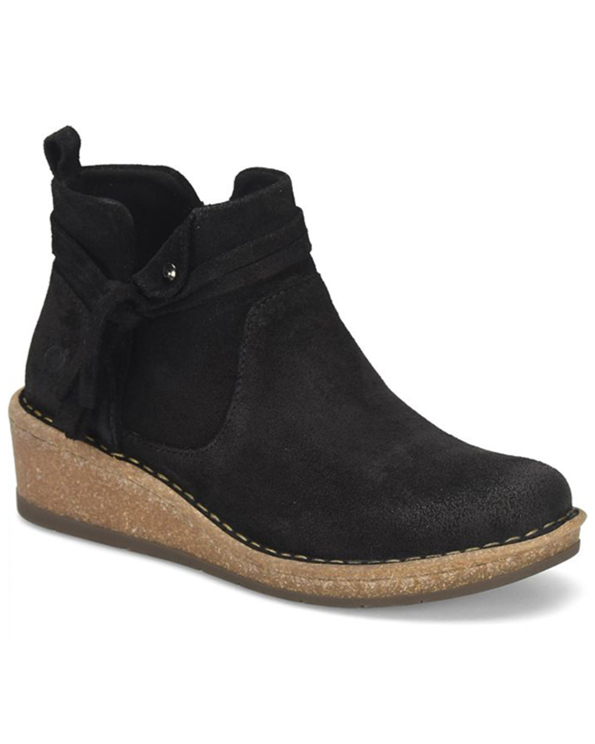 Born Women's Vaughn Tassel Fashion Booties - Round Toe