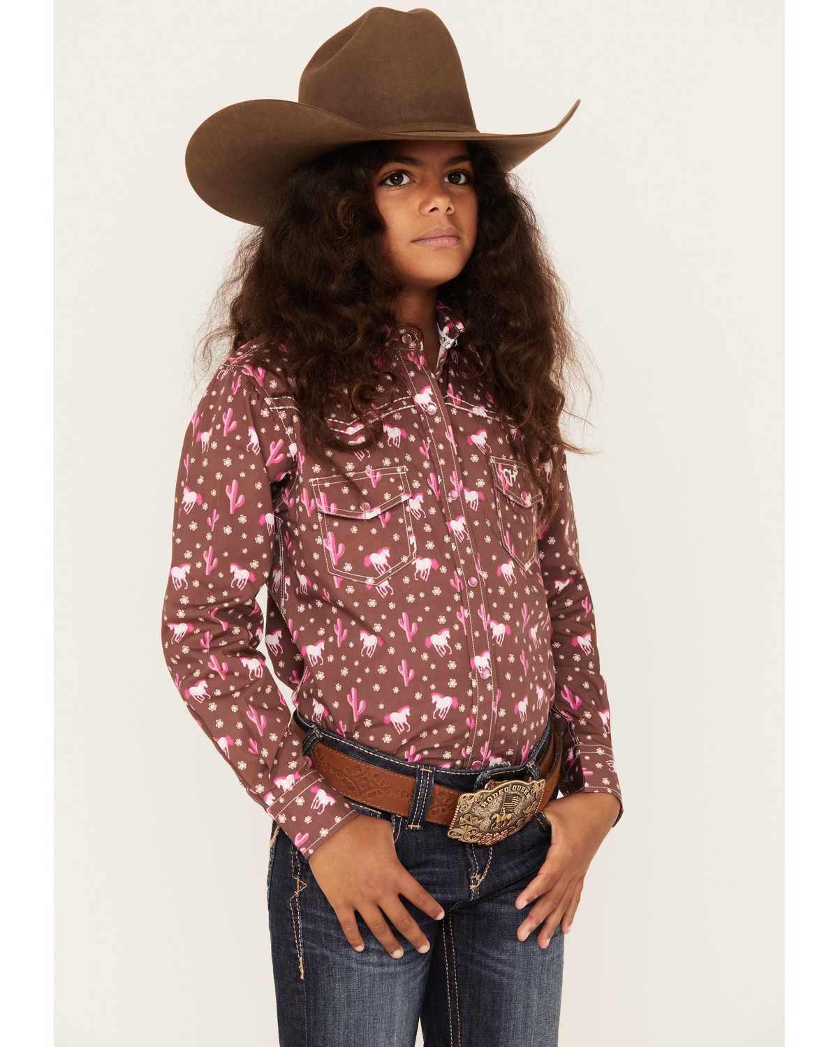 Cowgirl hardware cactus shirt Clearance
