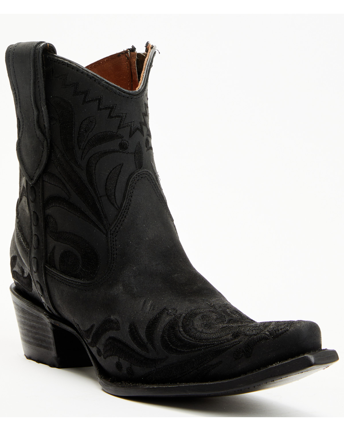 Circle G Women's Embroidered Booties - Snip Toe