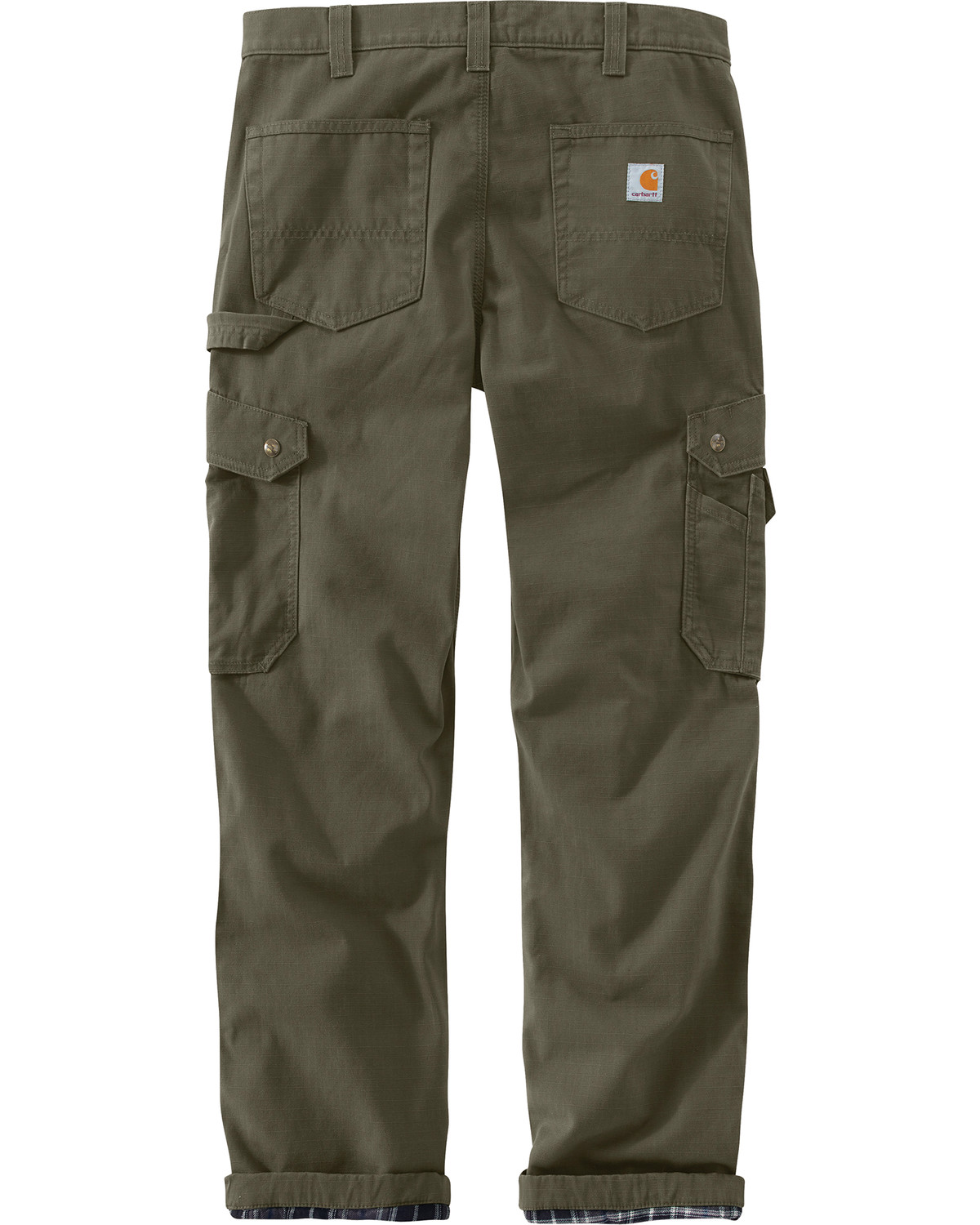 carhartt men's flannel lined pants