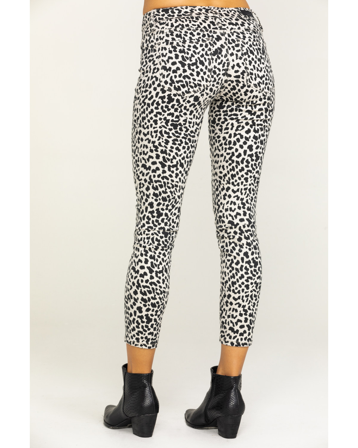 grey leopard jeans