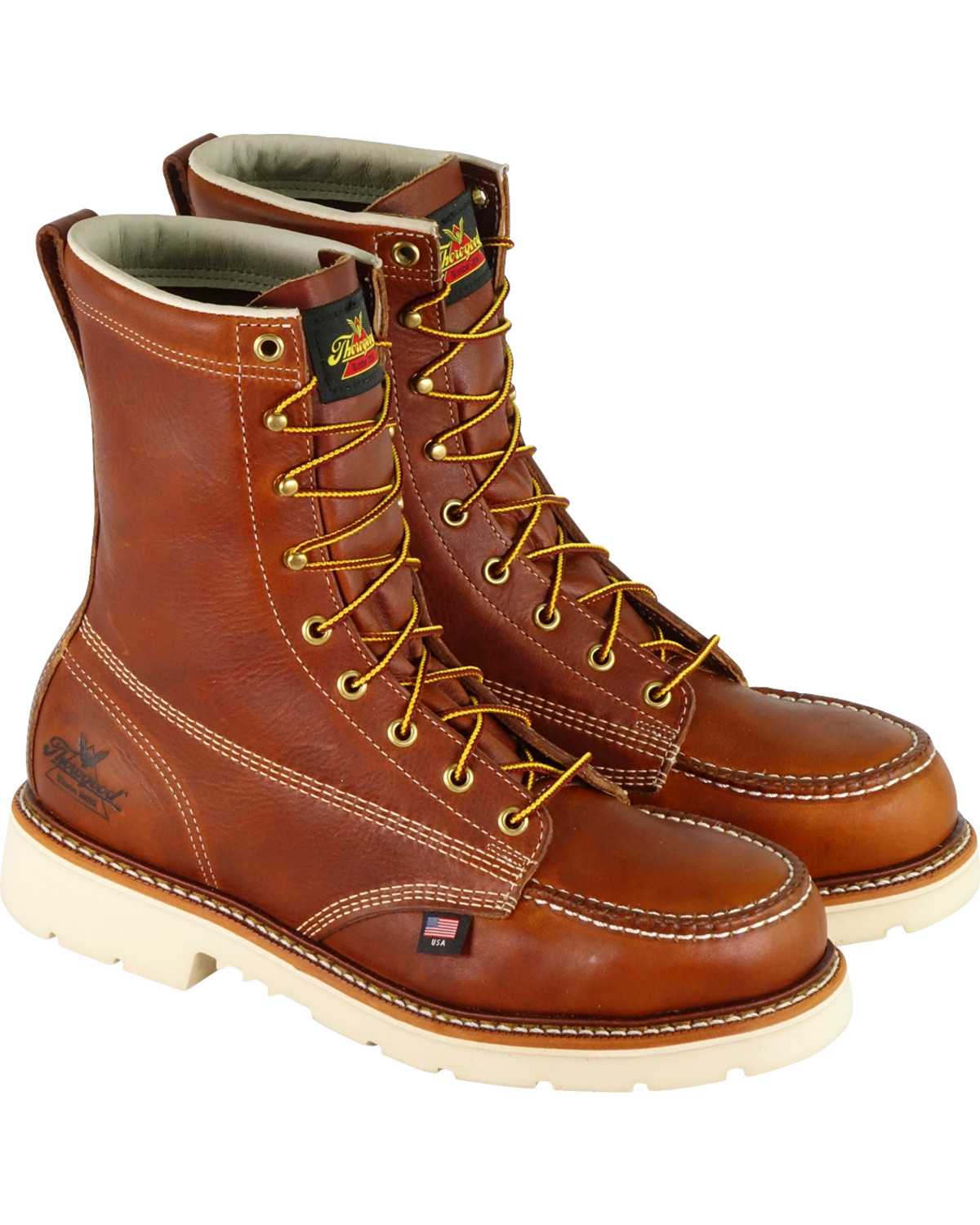 Thorogood Men's American Heritage Classics 8" Work Boots Steel Toe
