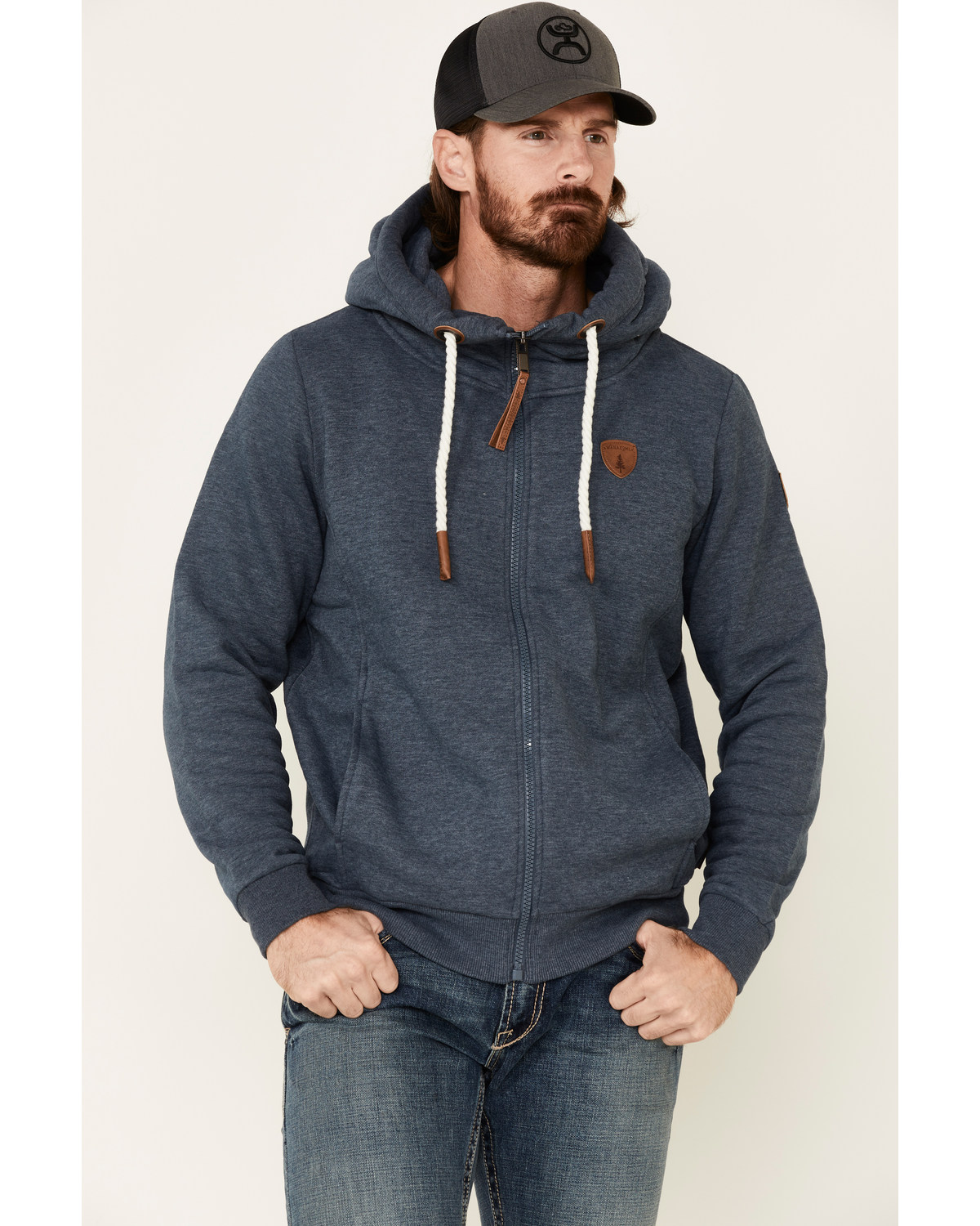 Wanakome Men's Zeus Zip-Up Hooded Jacket