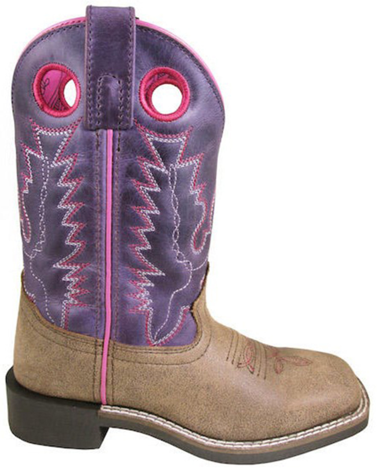 Smoky Mountain Little Girls' Tracie Western Boots - Broad Square Toe