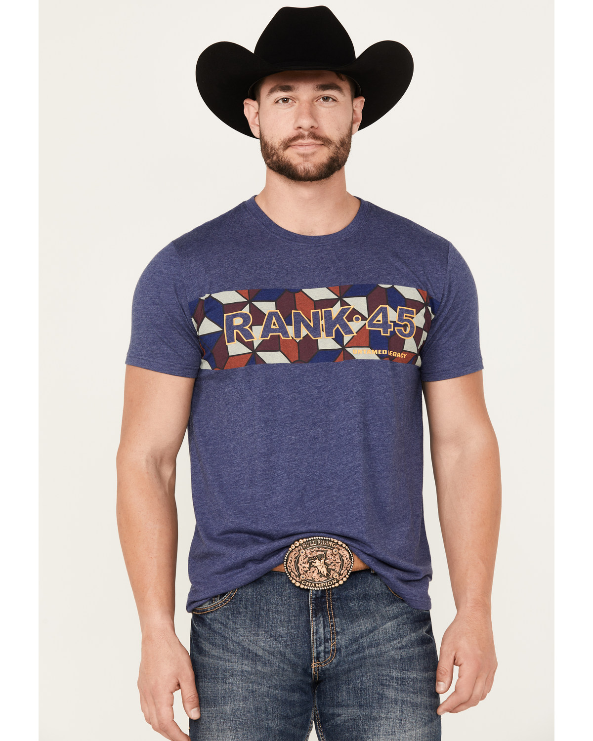 RANK 45® Men's Bloomville Short Sleeve Graphic T-Shirt
