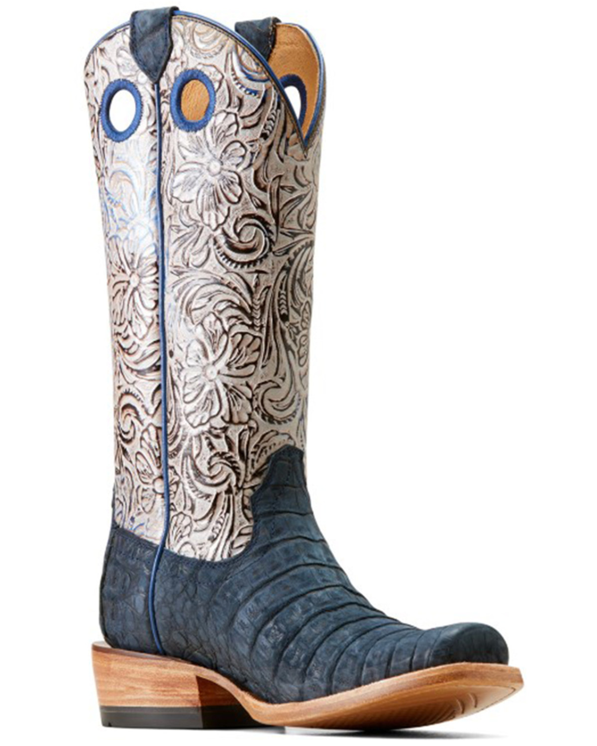 Ariat Women's Futurity Boon Exotic Caiman Western Boots - Square Toe