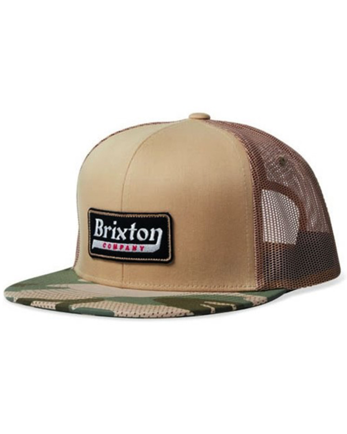 Brixton Men's Camo Print Steadfast Ball Cap