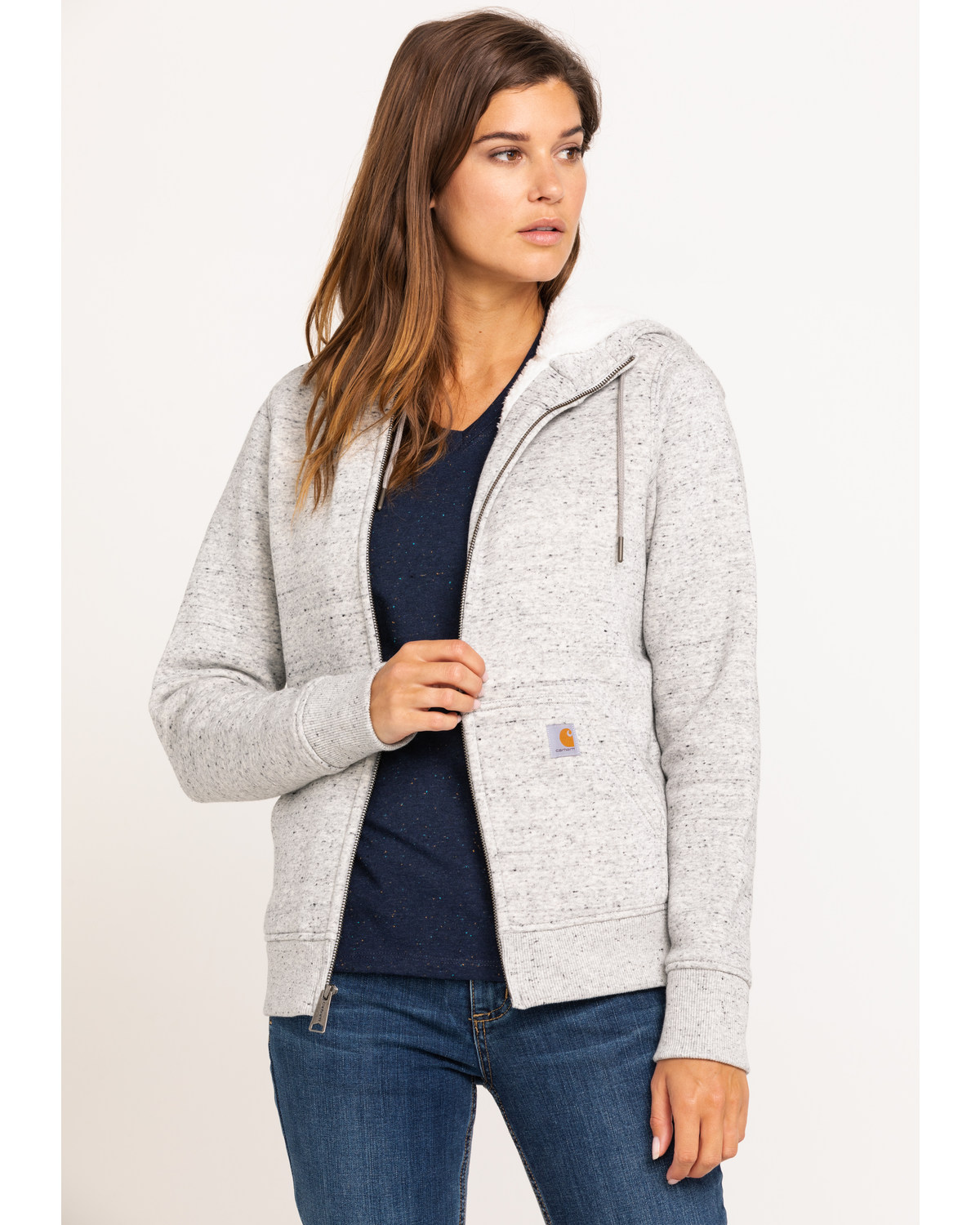women's carhartt sherpa lined hoodie