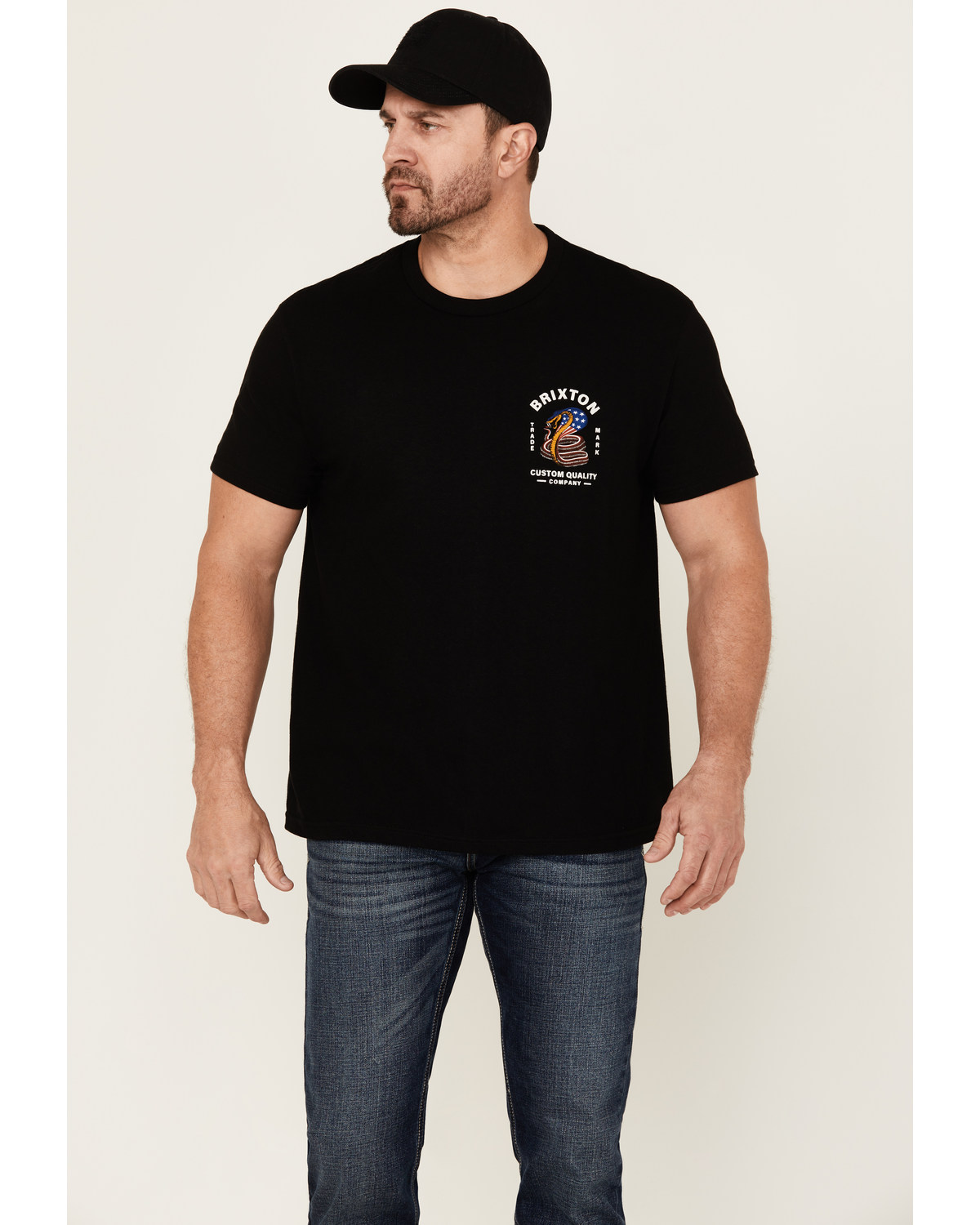 Brixton Men's Boot Barn Exclusive Americobra Short Sleeve Graphic T-Shirt