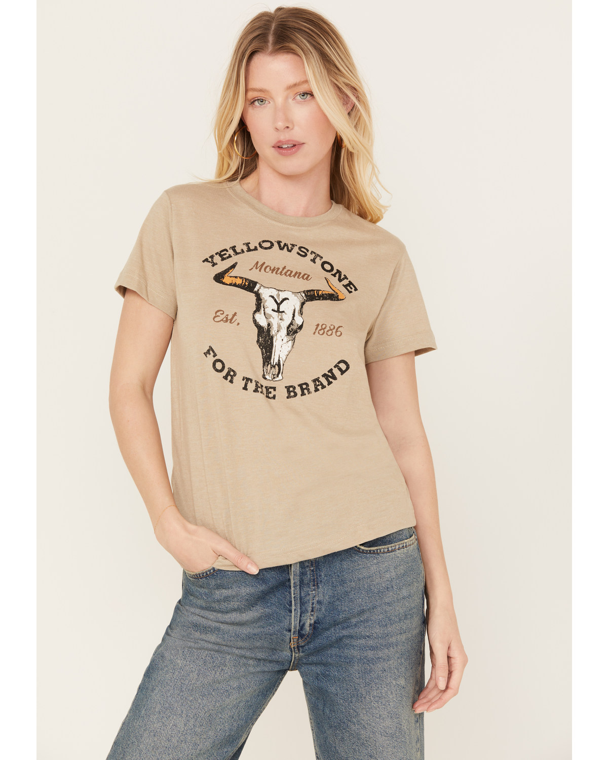 Changes Women's Yellowstone Dutton Ranch Short Sleeve Graphic Tee