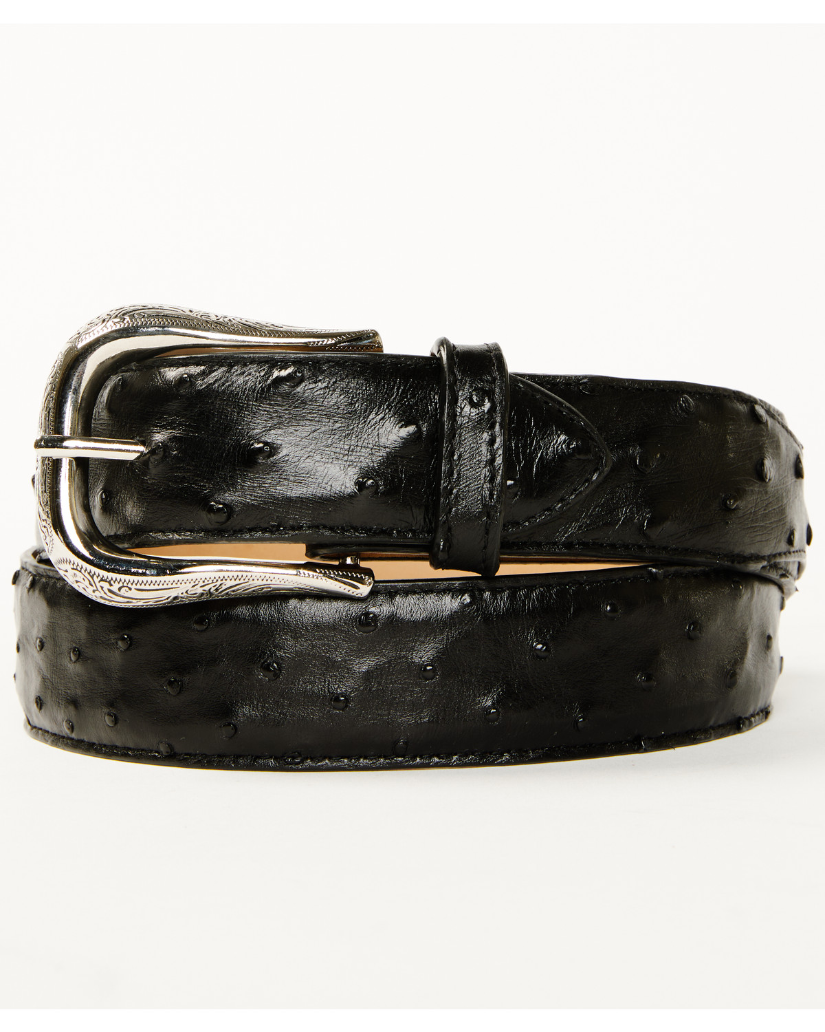Cody James Black 1978™ Men's Dawson Exotic Full Quill Ostrich Leather Belt