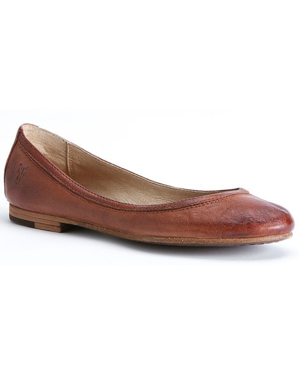 Frye carson ballet sale cognac