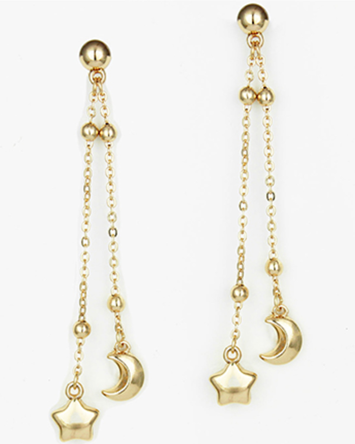 Shyanne Women's Linear Star Moon Earrings