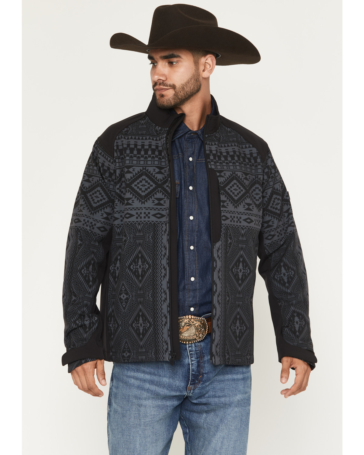 RANK 45® Men's Quintana Southwestern Print Softshell Jacket
