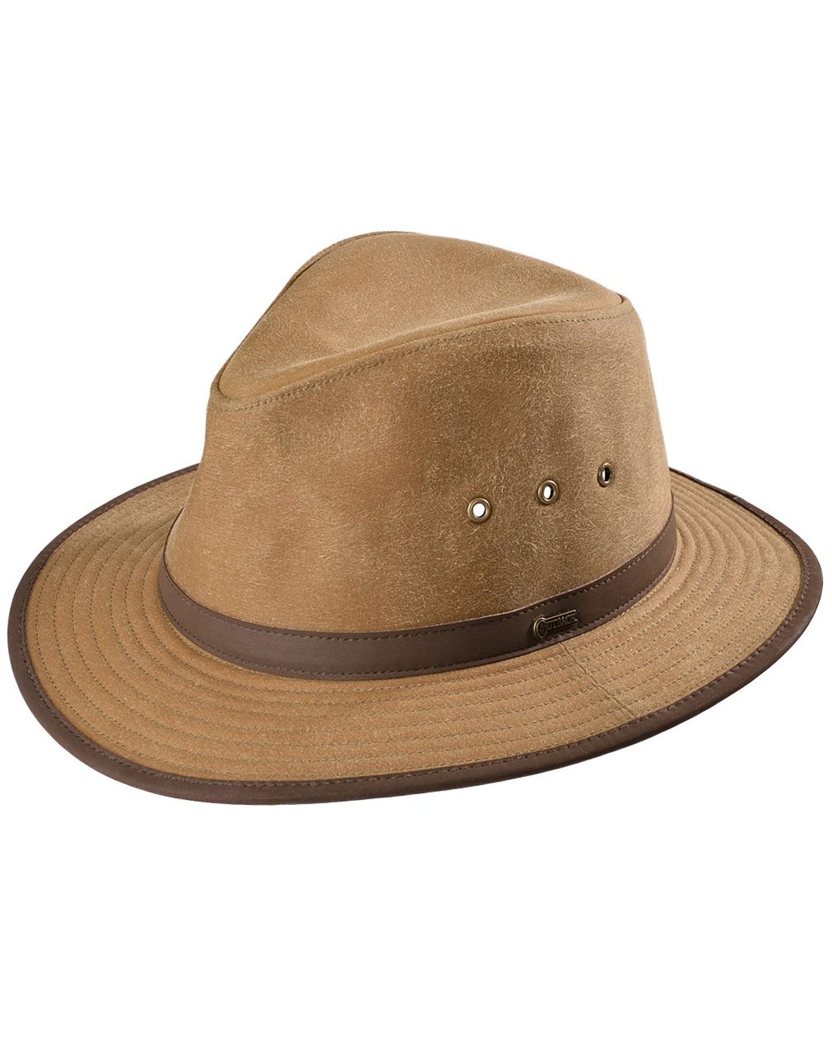 Outback Trading Co. Tan Madison River UPF50 Sun Protection Oilskin Hat ...