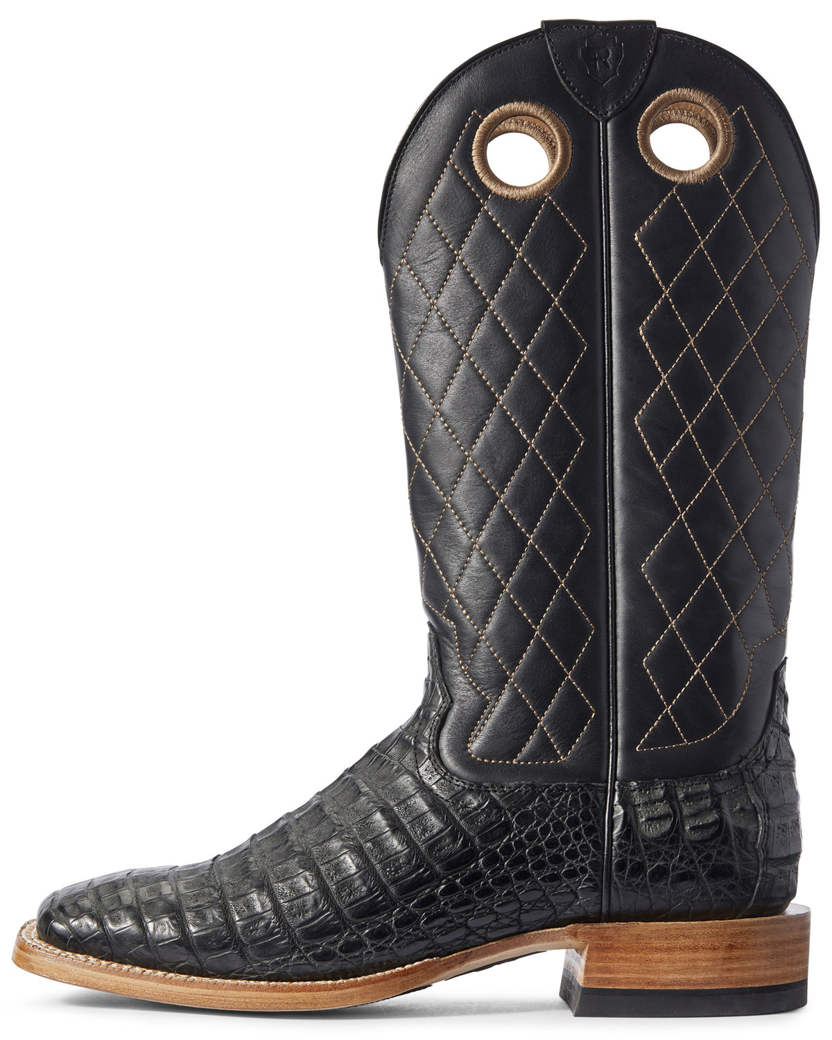 Ariat Men's Caiman Belly Western Boots Wide Square Toe Boot Barn
