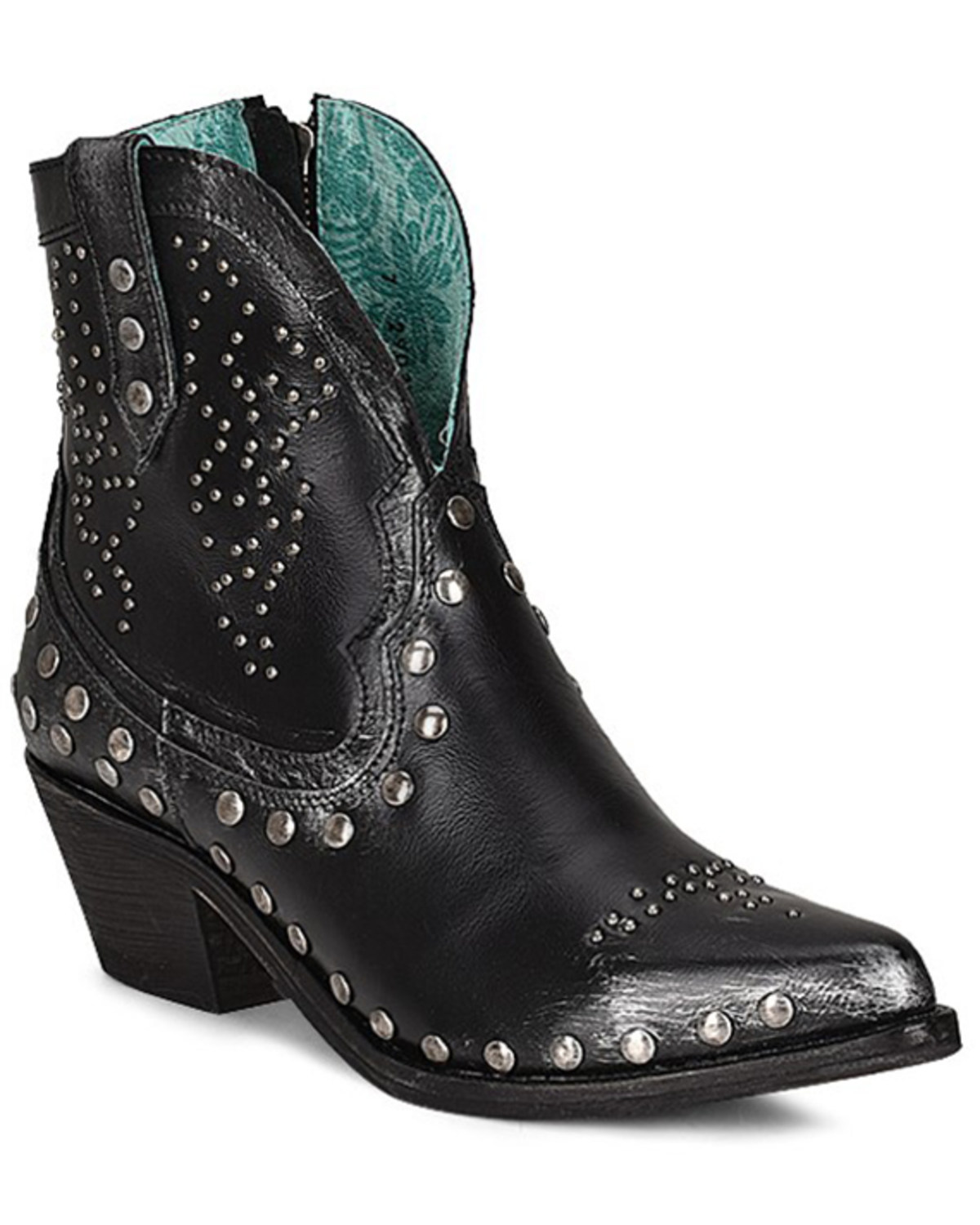 Corral Women's Studded Ankle Boots - Pointed Toe