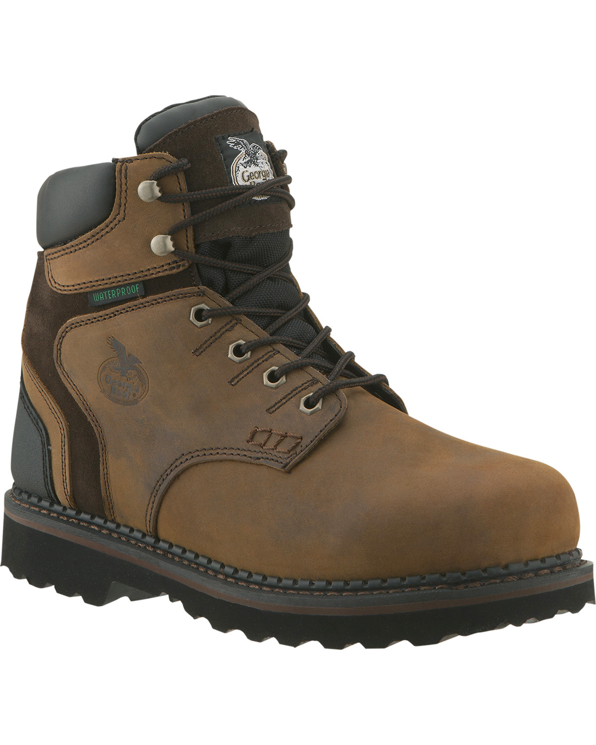 Georgia Boot Men's Brookville Waterproof 6" Work Boots