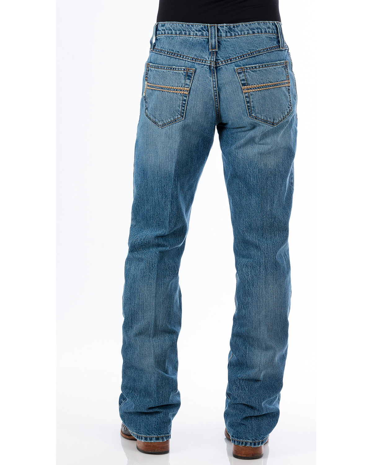 Cinch Men's Carter 2.0 Light Stonewash Relaxed Fit Bootcut Jeans