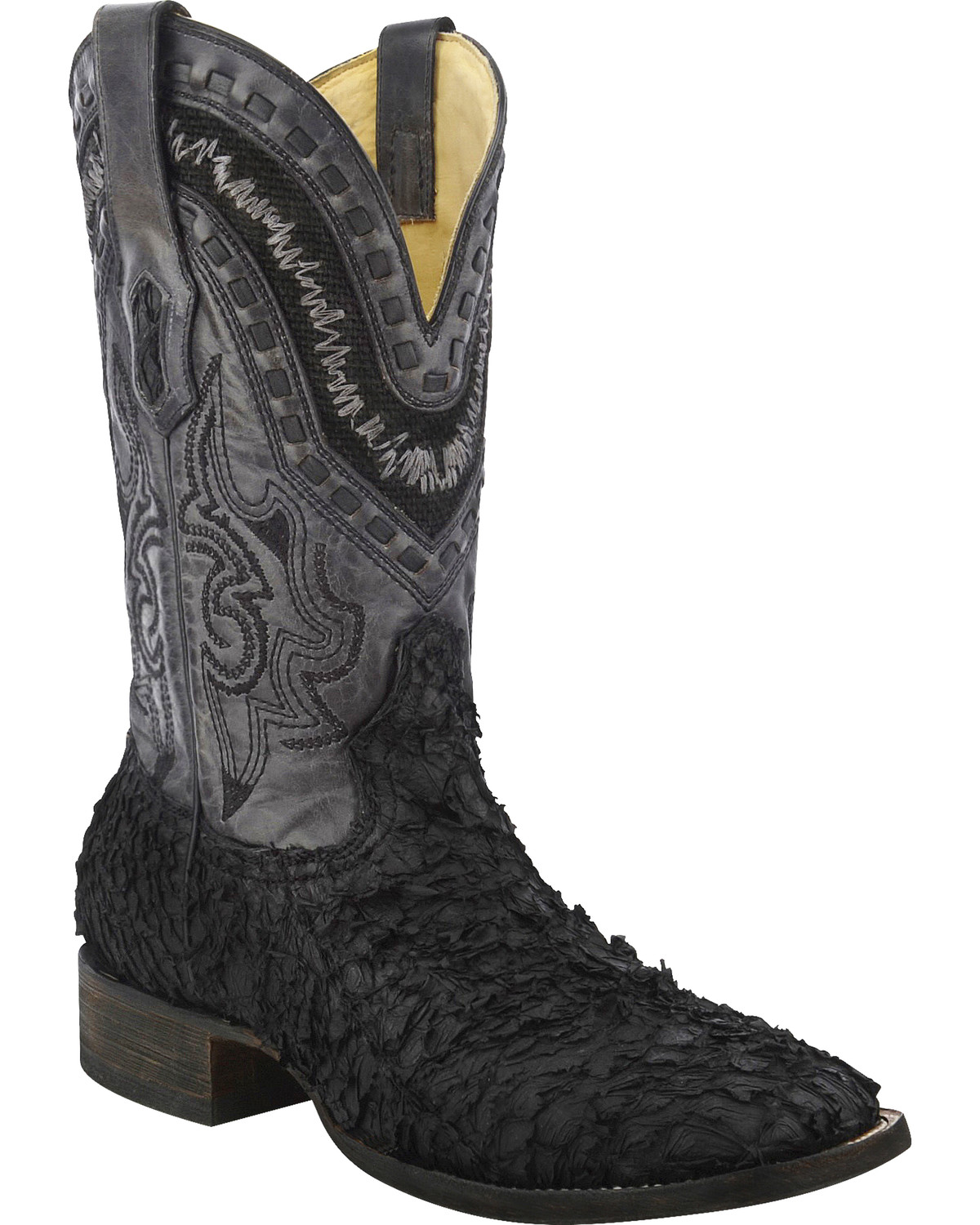sea bass skin boots