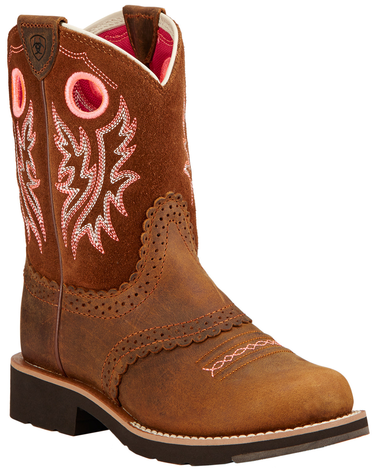 Ariat Little Girls' Fatbaby Western Boots - Round Toe