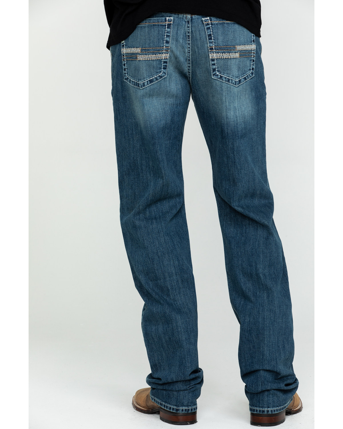stonewash bootcut jeans