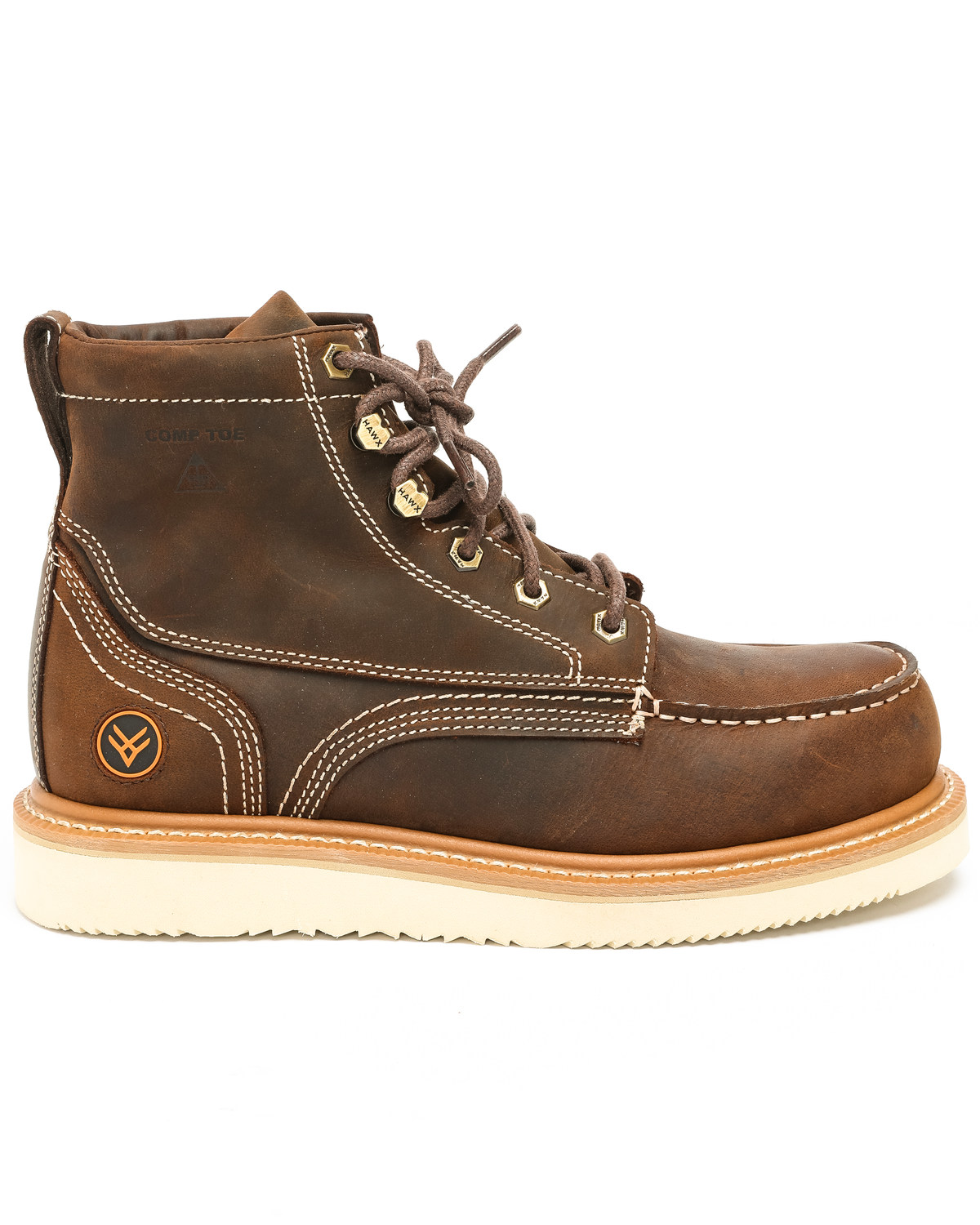 composite moc toe work boots