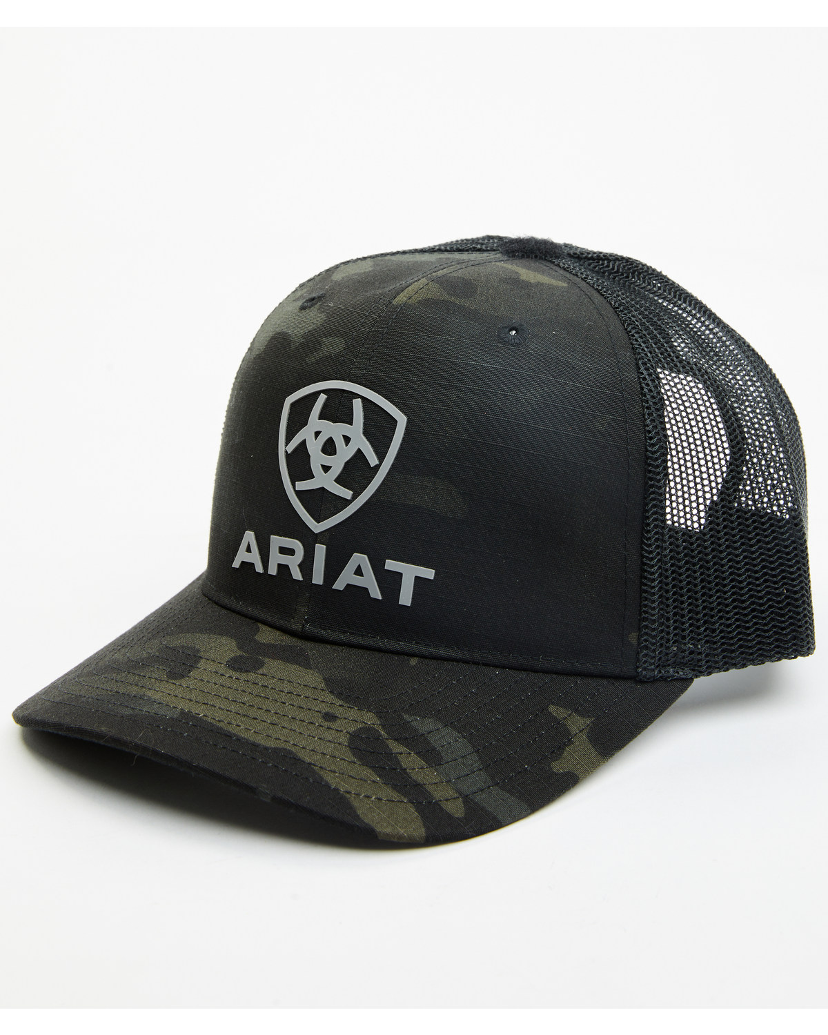 Ariat Men's Rubber Logo Patch Trucker Cap