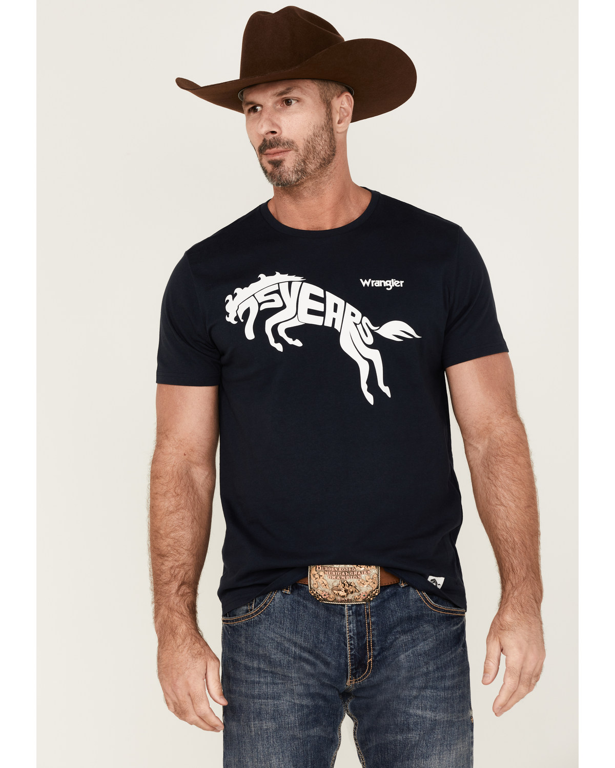 Wrangler Men's 75 Years Horse Graphic T-Shirt