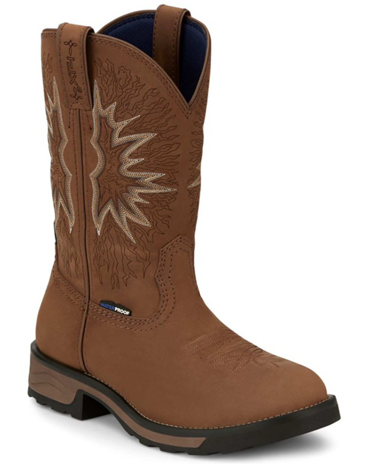 Tony Lama Men s Boom Saddle Cowhide Pull On Soft Western Work Boots Round Toe Boot Barn in Tustin CA