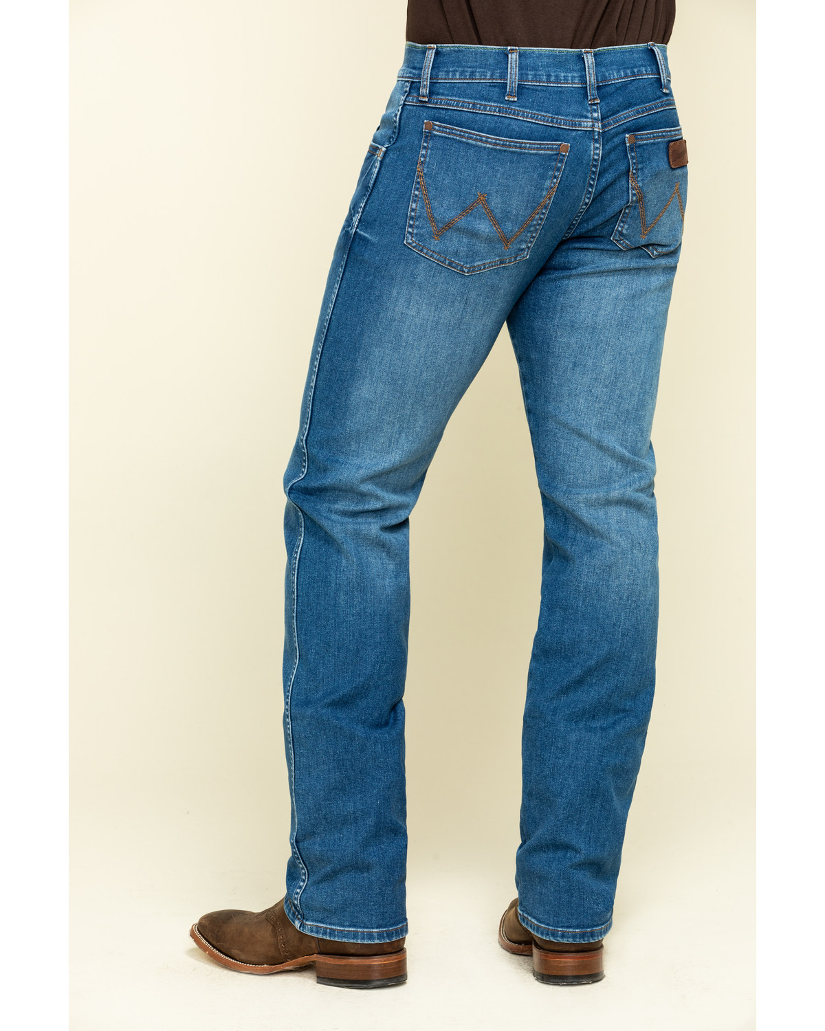 wrangler men's slim straight fit jeans