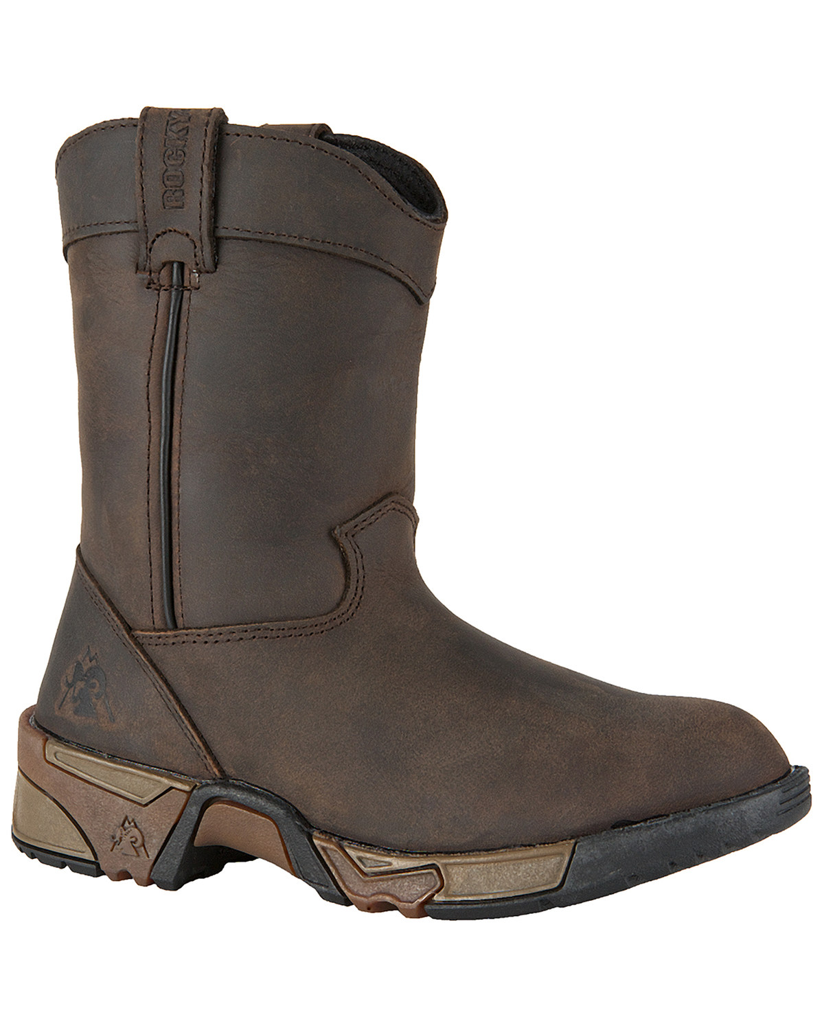 Rocky Boys' Southwestern Pull On Boots