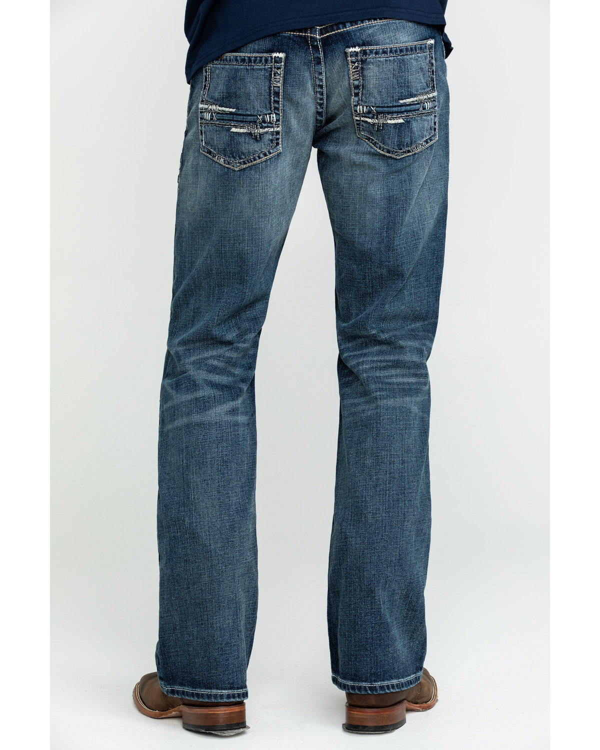 low rise slim bootcut jeans