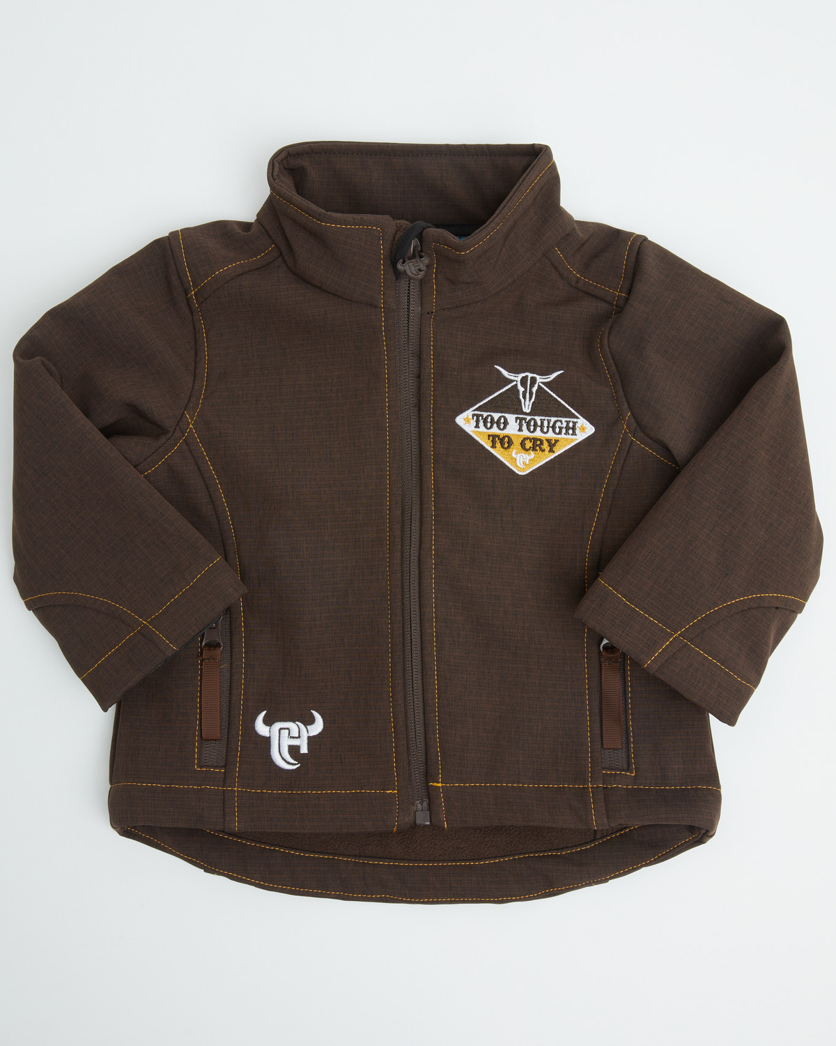 Cowboy Hardware Toddler Boys' Too Tough Embroidered Softshell Jacket