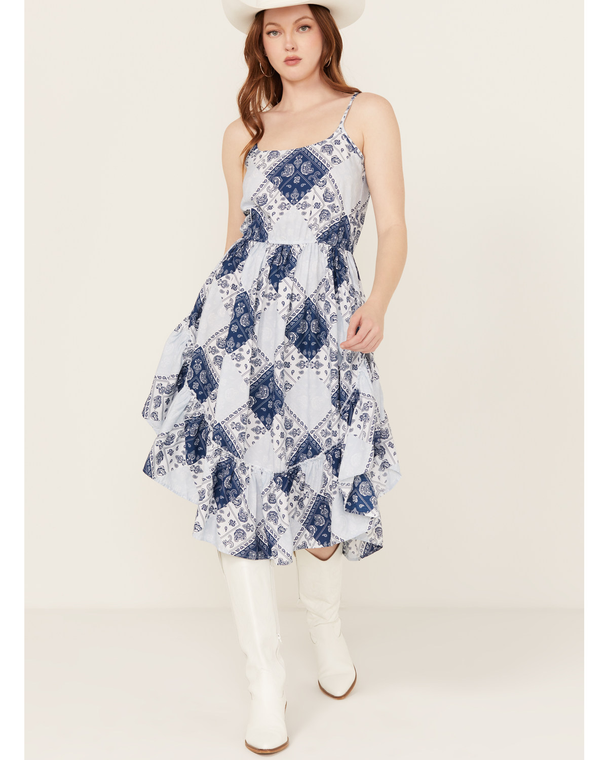 Wrangler Retro Women's Paisley Print Midi Dress