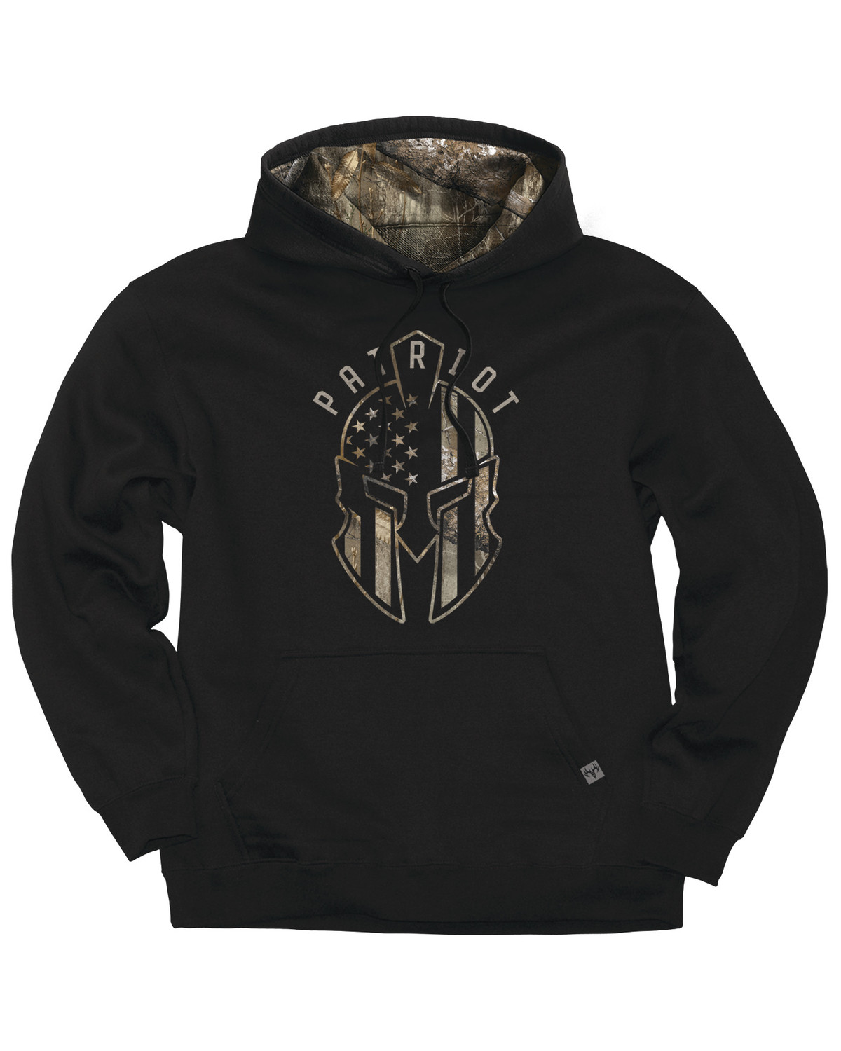 Buckwear Men's Camo Spartan Patriot Hooded Sweatshirt