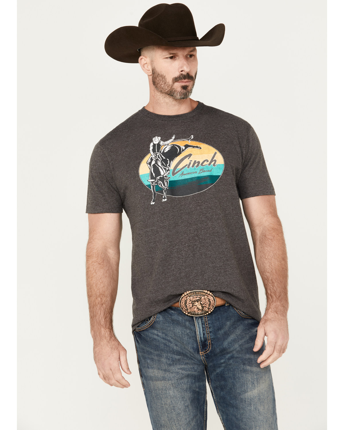 Cinch Men's Cowboy Short Sleeve Graphic T-Shirt