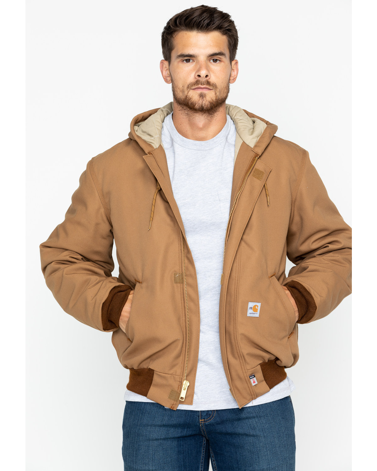 Carhartt Flame-Resistant Duck Active Hooded Jacket | Boot Barn