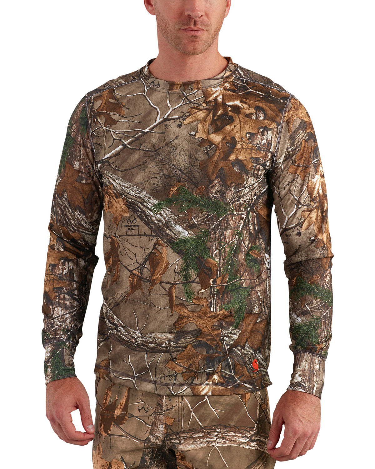 Carhartt Men S Base Force Extremes Cold Weather Camo Crewneck