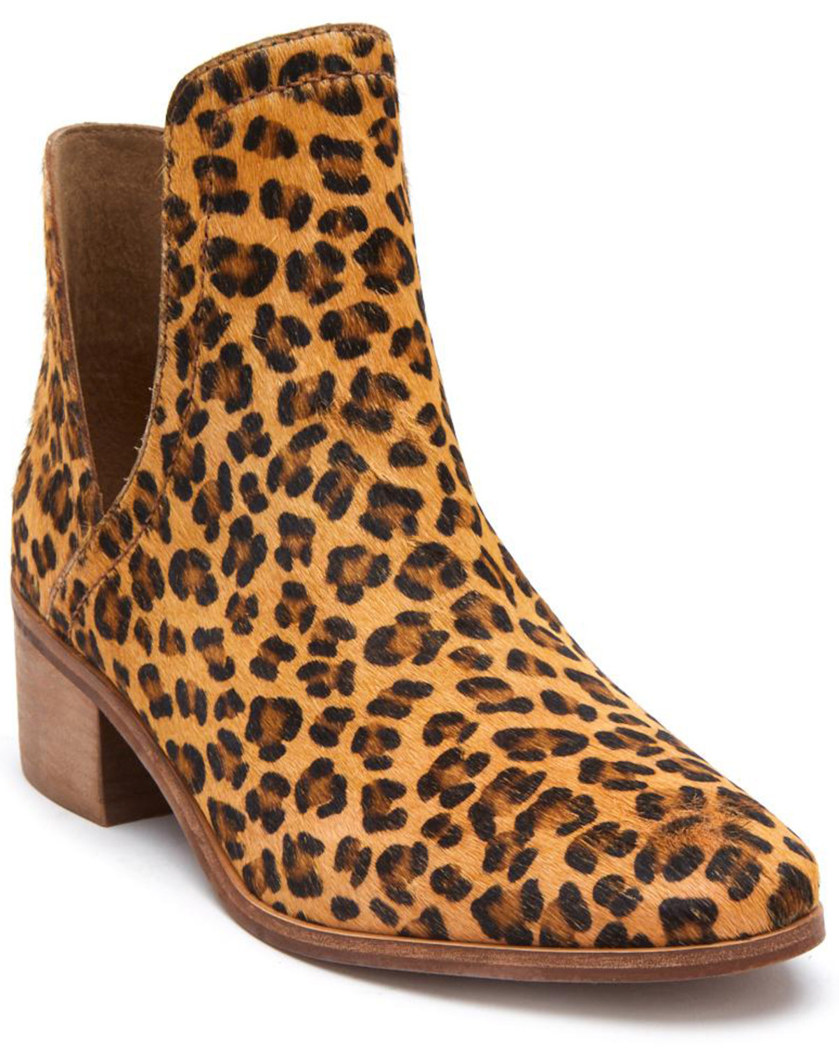 matisse leopard booties
