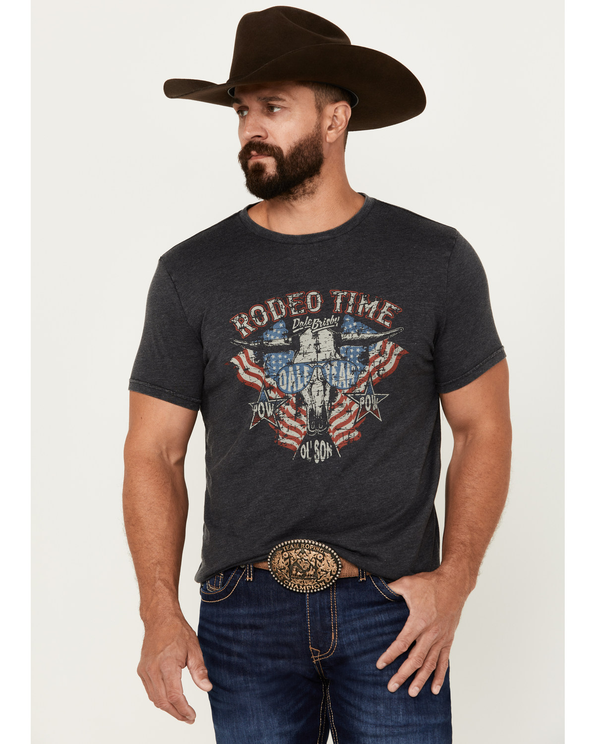 Panhandle Men's Dale Brisby Rodeo Time Short Sleeve T-Shirt