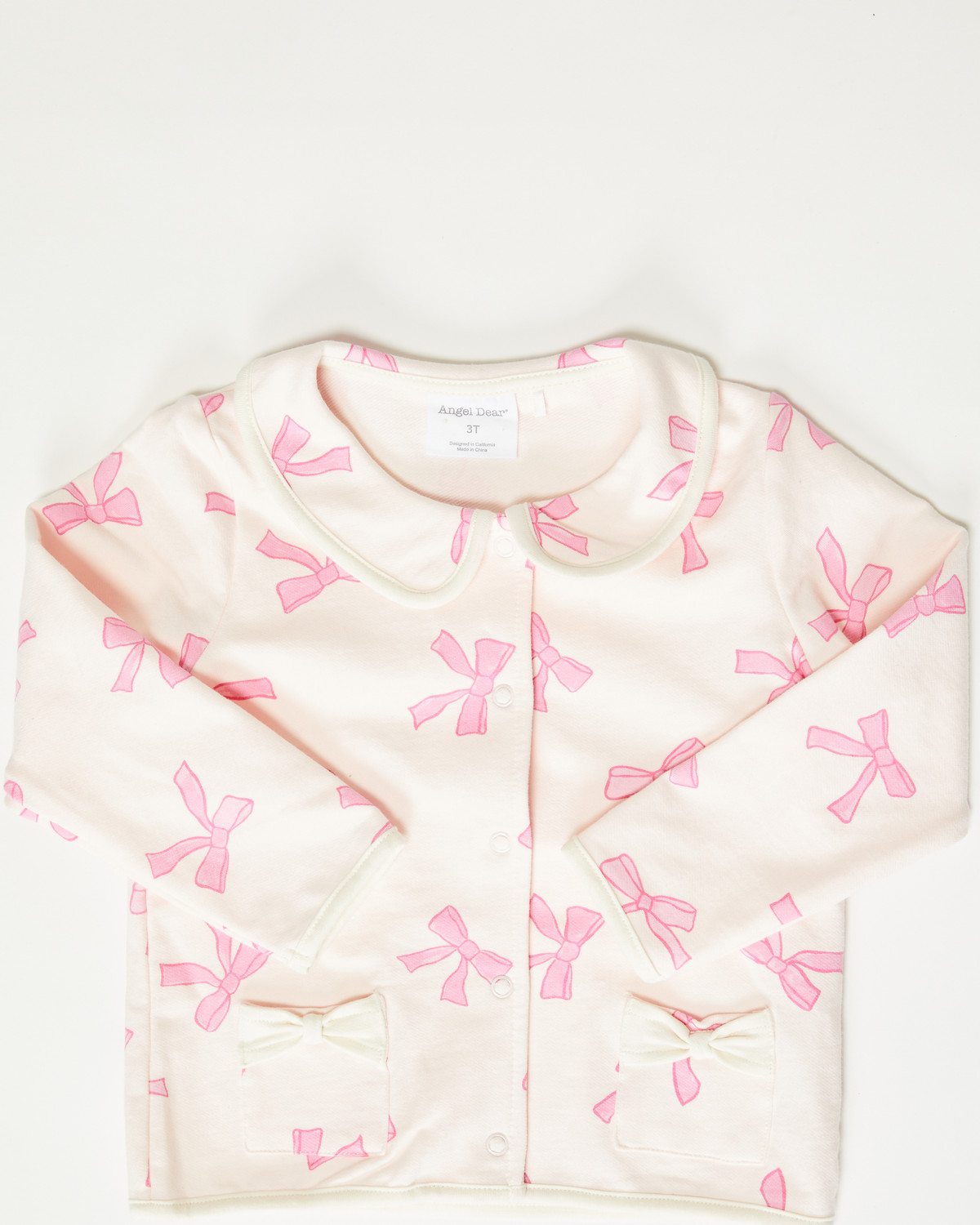 Angel Dear Toddler Girls' Bow Print Jacket