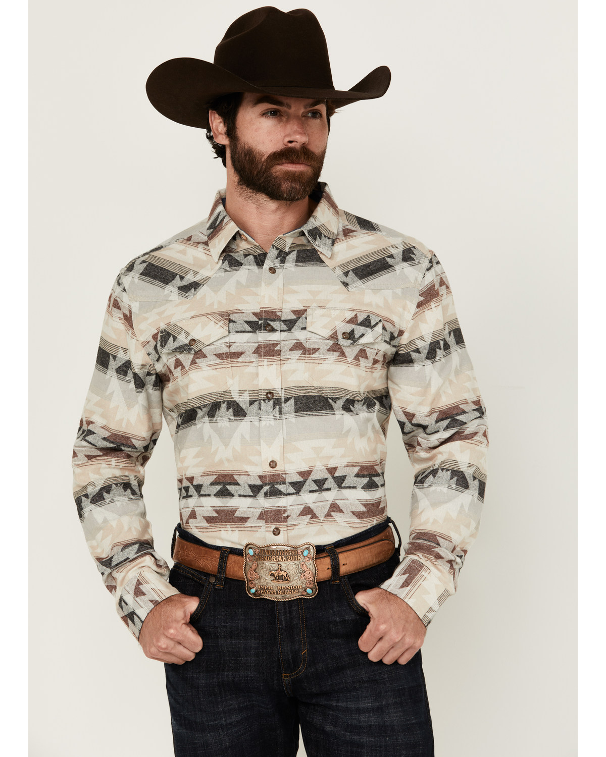 Cody James Men s Sway Southwestern Striped Long Sleeve Snap Western Shirt Boot Barn in Tustin CA
