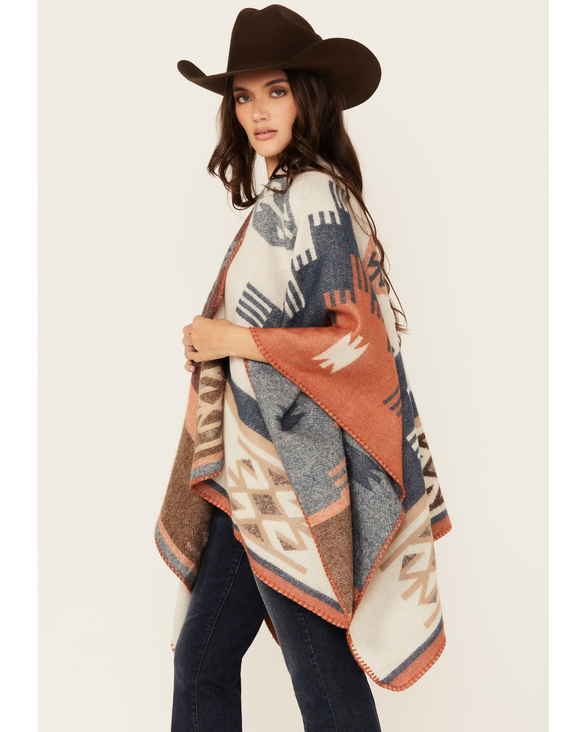 Shyanne Women's Southwestern Print Shawl