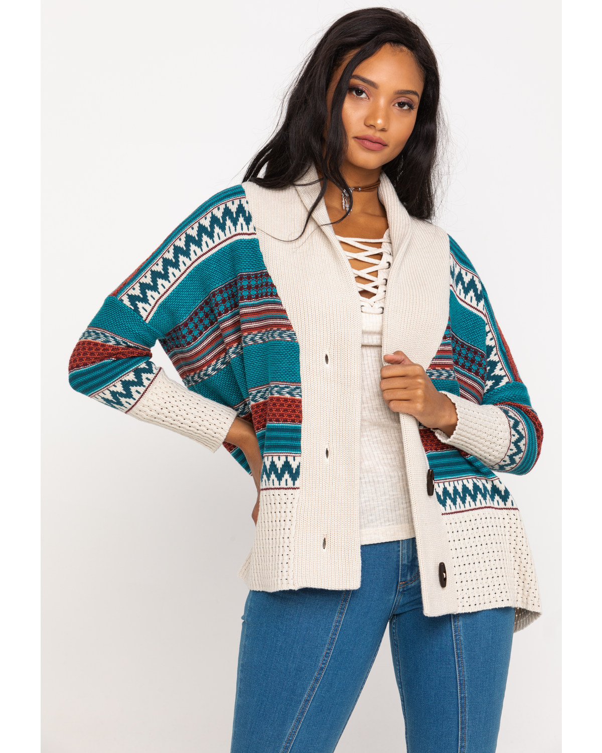 aztec cardigan womens